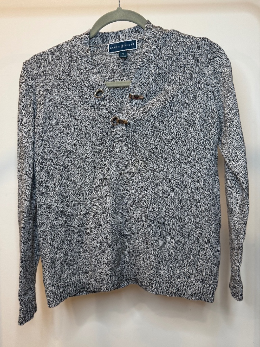 Karen Scott Long Sleeve V-Neck Sweater Top - 5 for $25